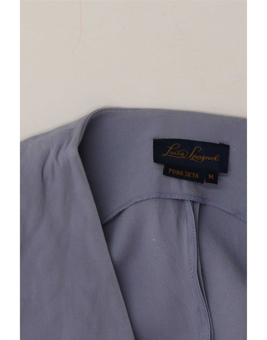 Luisa Spagnoli Γυναικεία Ζακέτα Τοπ UK 14 Medium Blue Silk