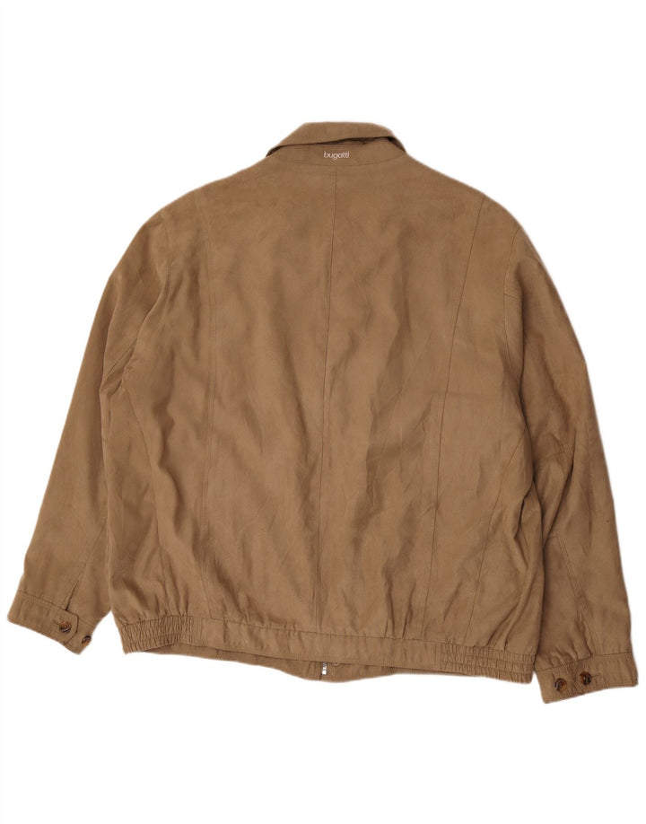 Ανδρικό μπουφάν Bugatti Bomber EU 62 6XL Καφέ Πολυεστέρας