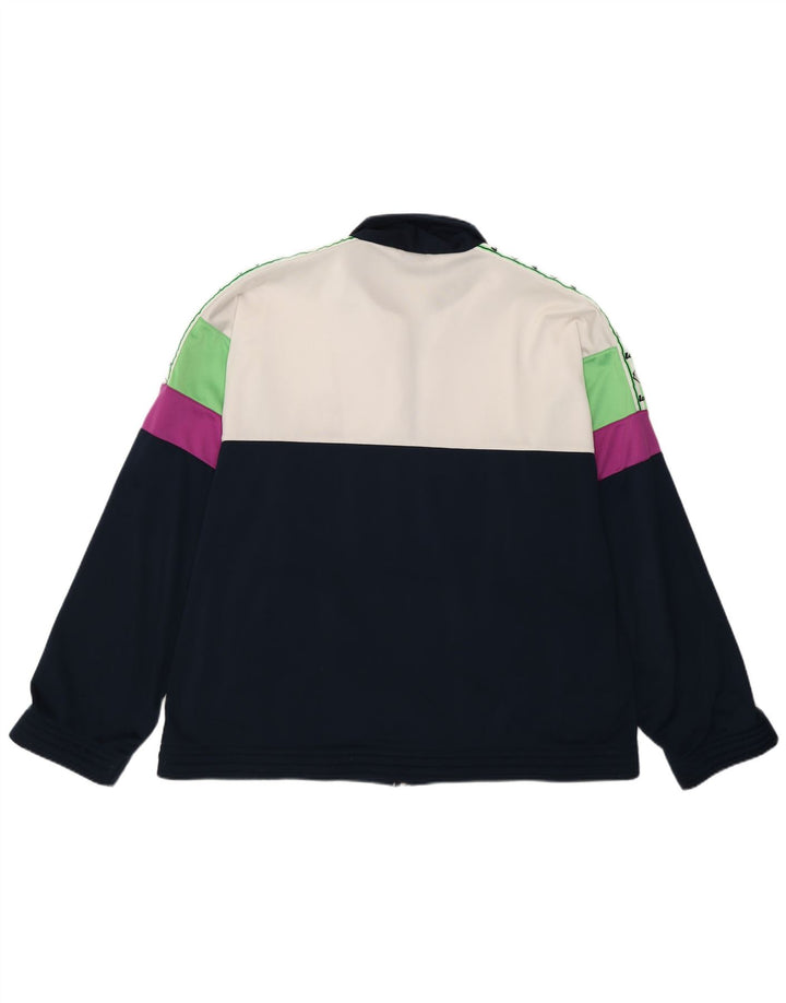Ανδρική φόρμα γραφικών Lotto Top Jacket Μεγάλο μπλε Navy Colourblock