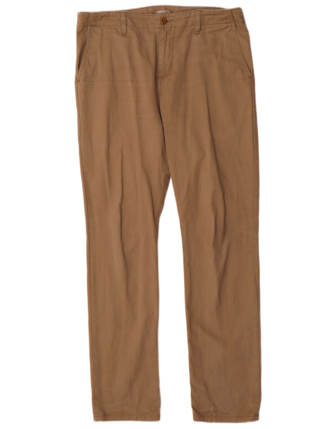CARHARTT Ανδρικό Slim παντελόνι Chino W34 L32 Μπεζ βαμβακερό