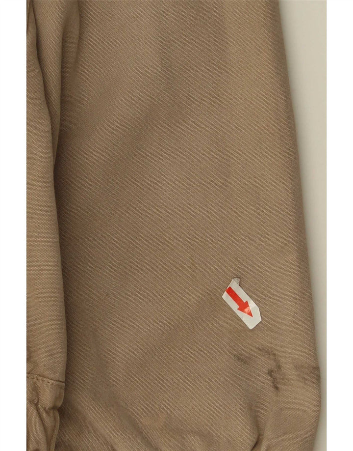 Murphy & Nye Mens Bomber Jacket UK 42 XL Beige Cotton