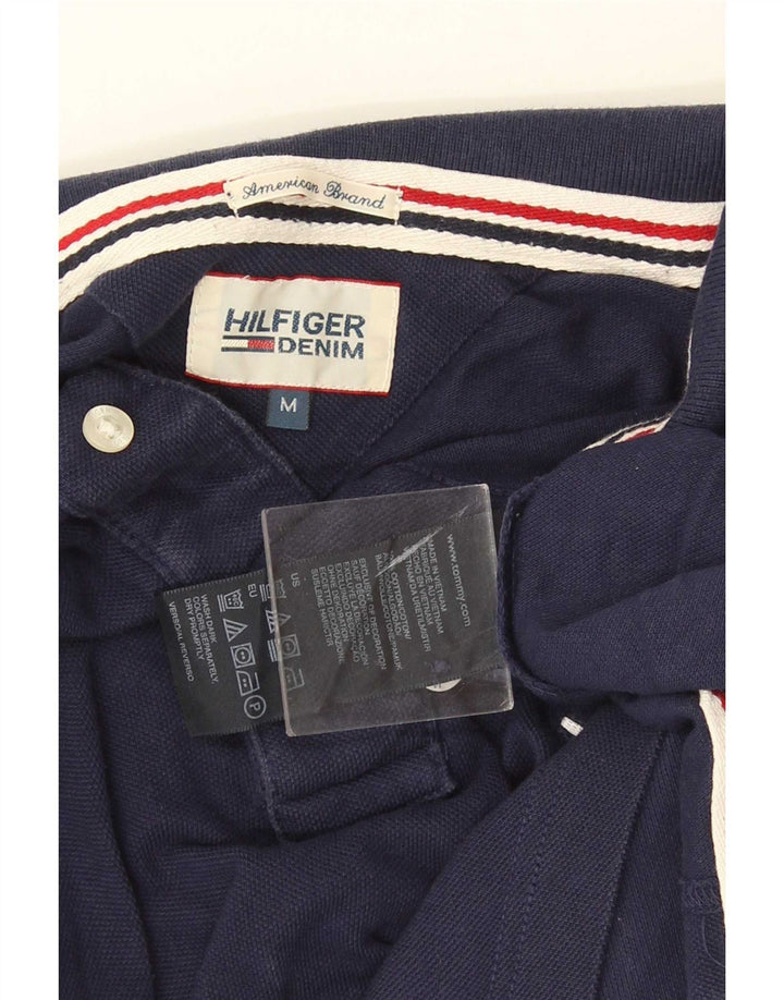 Ανδρικό πουκάμισο πόλο Tommy Hilfiger, Βαμβακερό, μεσαίο ναυτικό