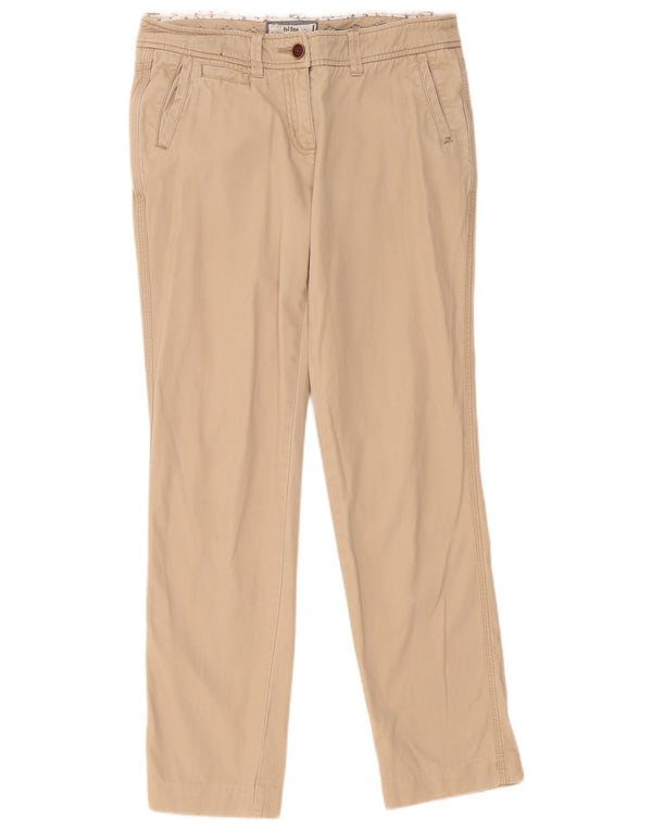 Fat Face Γυναικεία Slim Fit Παντελόνι Chino UK 10 Small W32 L30 Beige βαμβακερό
