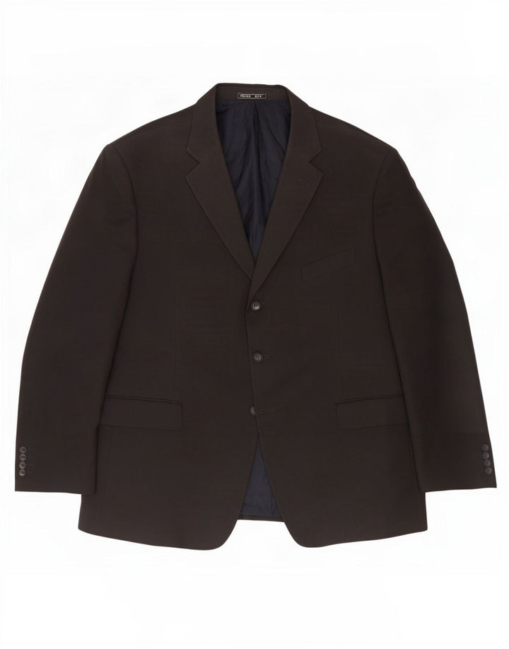 Marks & Spencer Ανδρικό μπουφάν blazer UK 46 XL Navy Blue Polyester