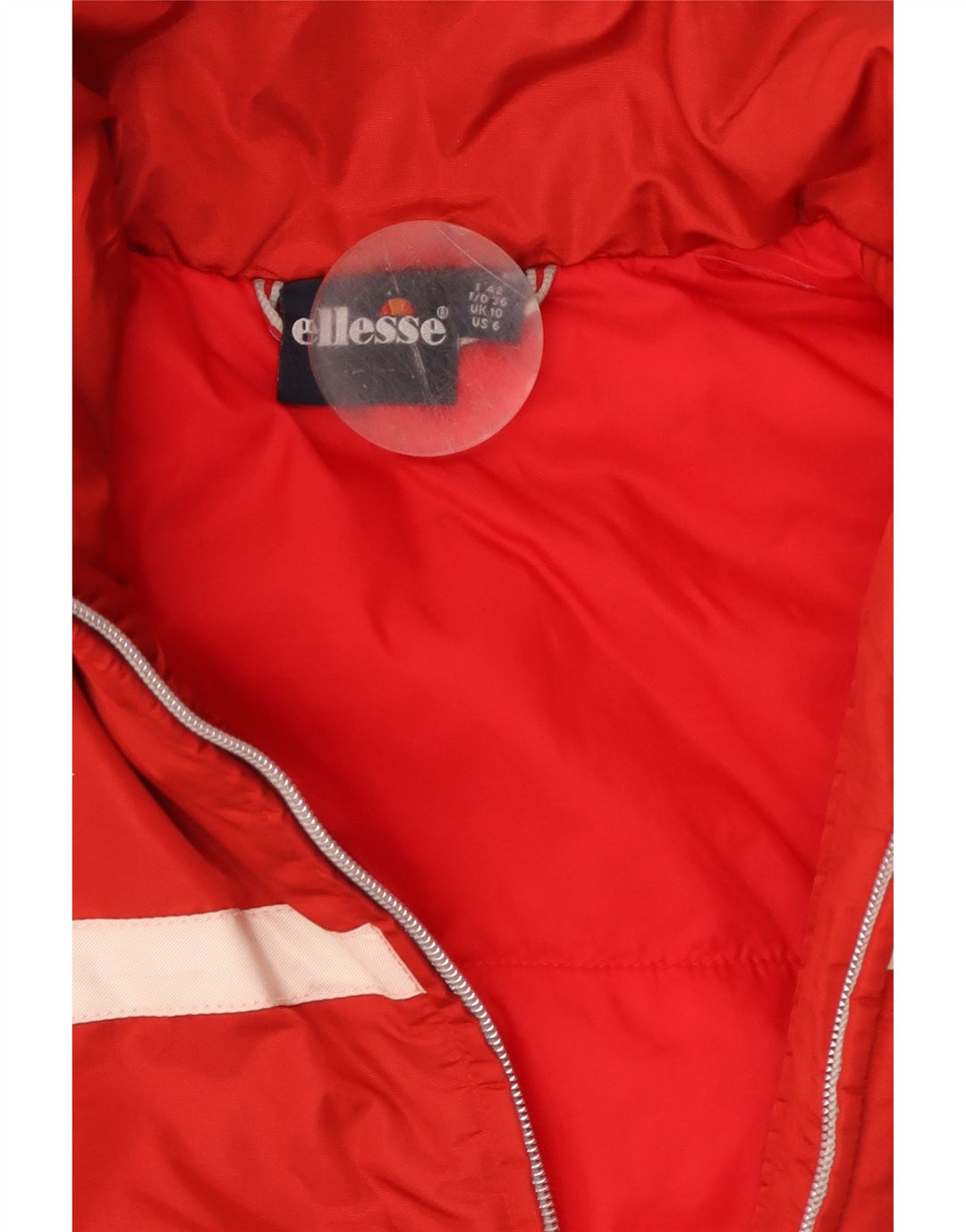 ELLESSE Γυναικείο Oversized padded Gilet UK 10 Small Red