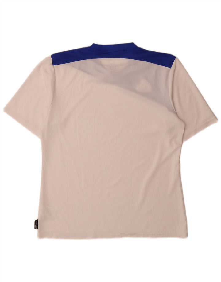 Ανδρικό T-Shirt Climalite Adidas Top Medium White Colourblock Polyester