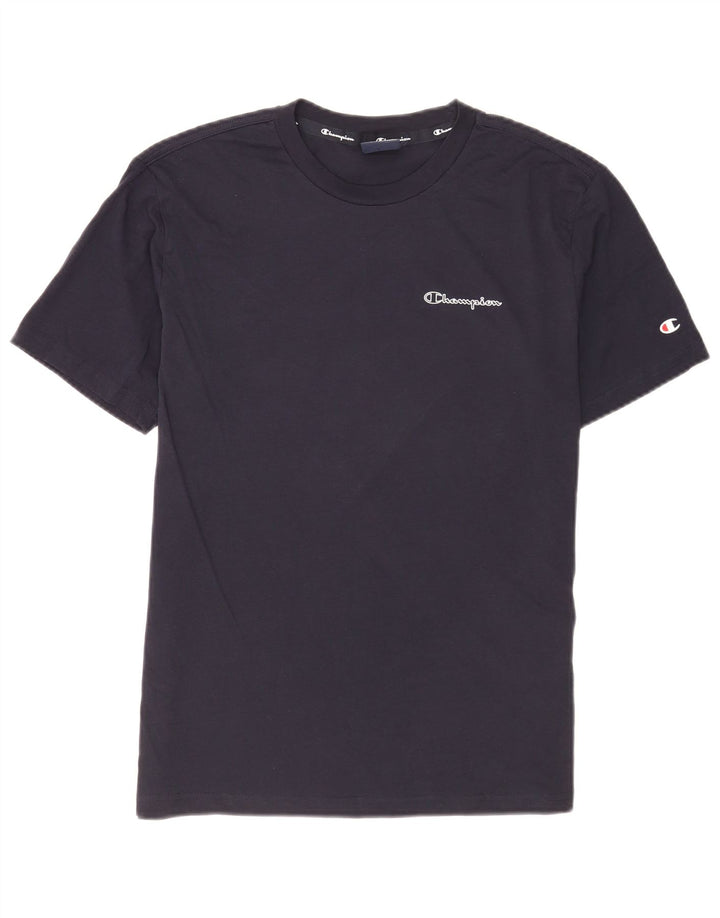 Ανδρικό T-Shirt Champion Top Small Navy Blue από βαμβάκι
