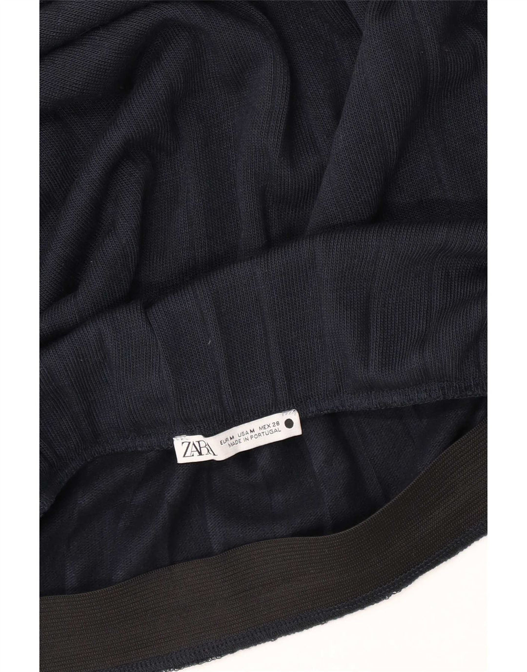 Zara Γυναικεία Midi Φούστα Medium W28 Navy Blue