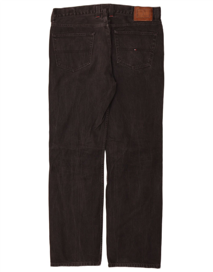 Tommy Hilfiger Ανδρικό Τζιν Madison Straight W36 L34 Μαύρο βαμβακερό