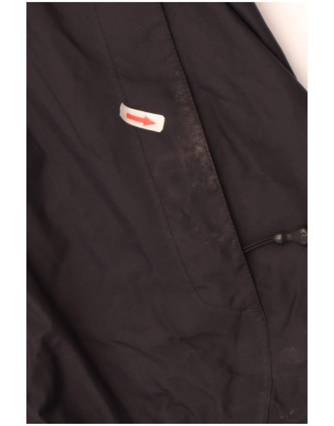 Jack Wolfskin Ανδρικό μπουφάν βροχής με κουκούλα UK 50 3XL μαύρο πολυαμίδιο