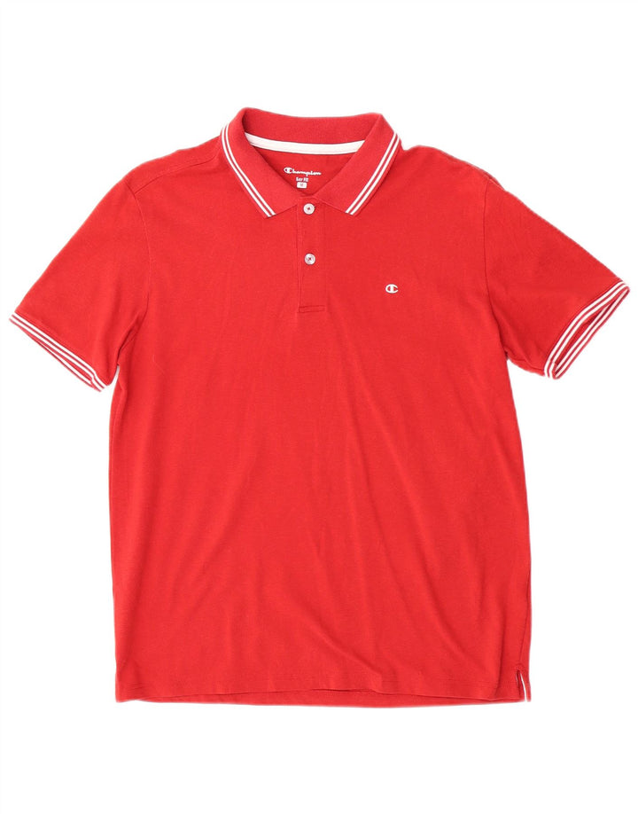 Champion Ανδρικό πουκάμισο Polo Easy Fit Μεσαίο κόκκινο
