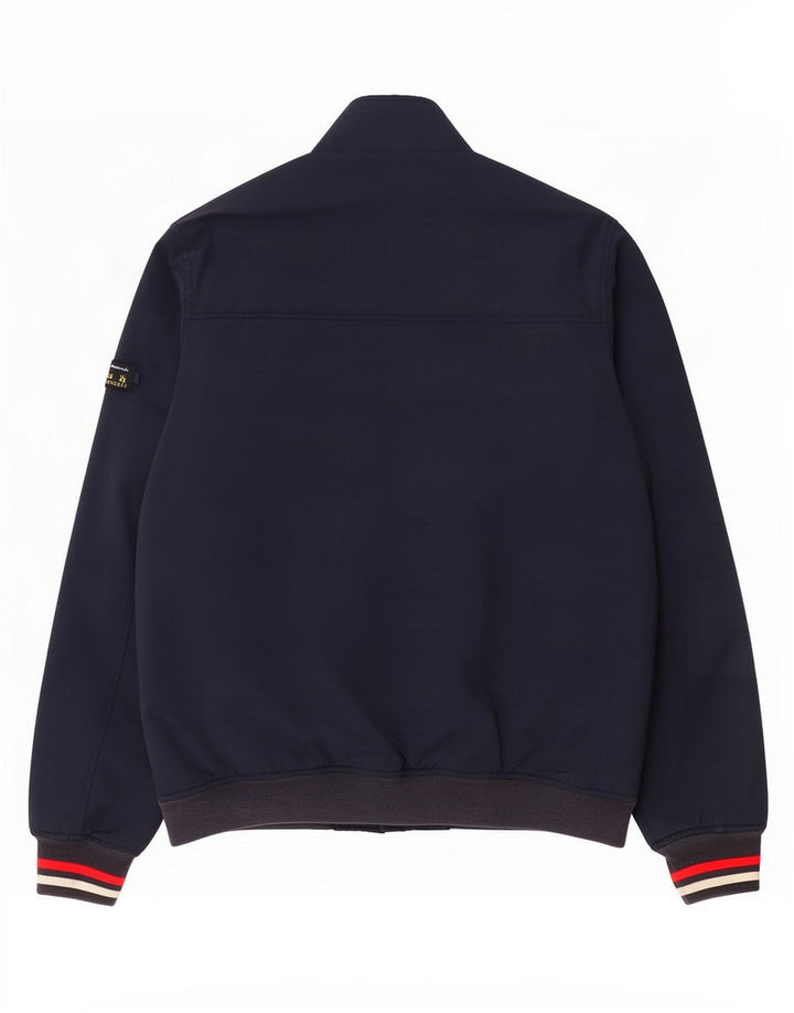 Ανδρικό μπουφάν Tommy Hilfiger UK 40 Large Navy Blue Polyamide