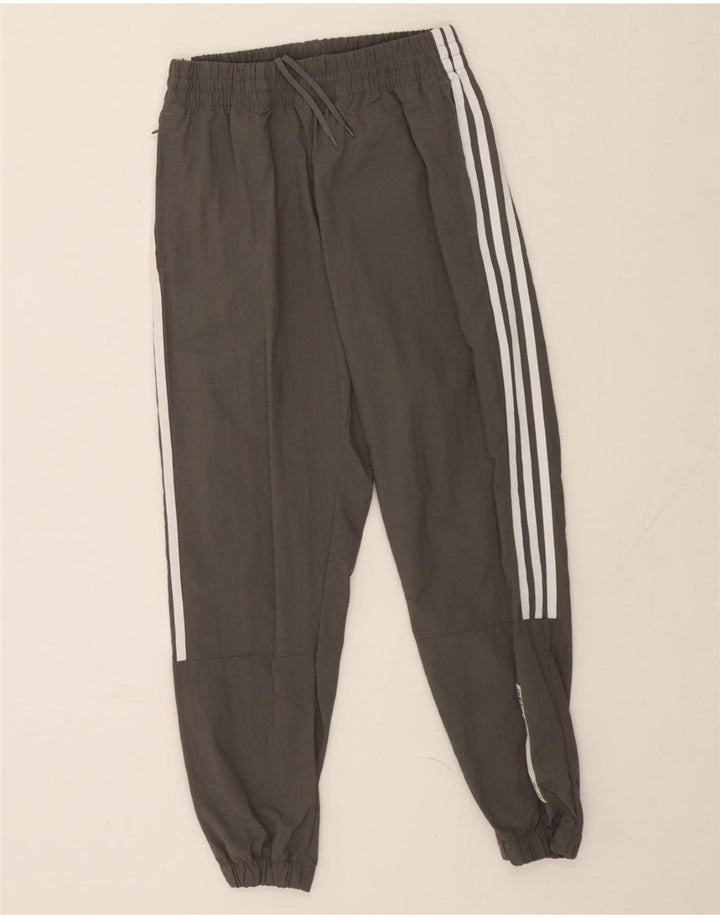 ADIDAS Mens Tracksuit Trousers Joggers Small  Grey Nylon Vintage Adidas and Second-Hand Adidas from Messina Hembry 