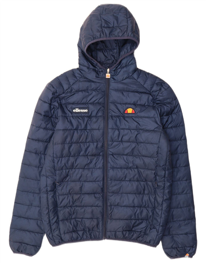 Ellesse Ανδρικό μπουφάν με κουκούλα UK 38 Medium Navy Blue Polyester