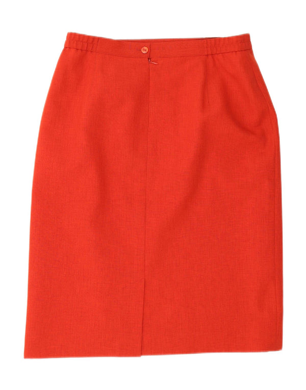 Eastex Γυναικεία Pencil Φούστα UK 16 Large W30 Red Polyester