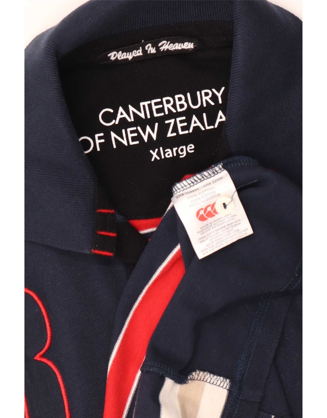 Canterbury Ανδρικό γραφικό μπλουζάκι ράγκμπι πόλο XL πολύχρωμο βαμβακερό συνονθύλευμα