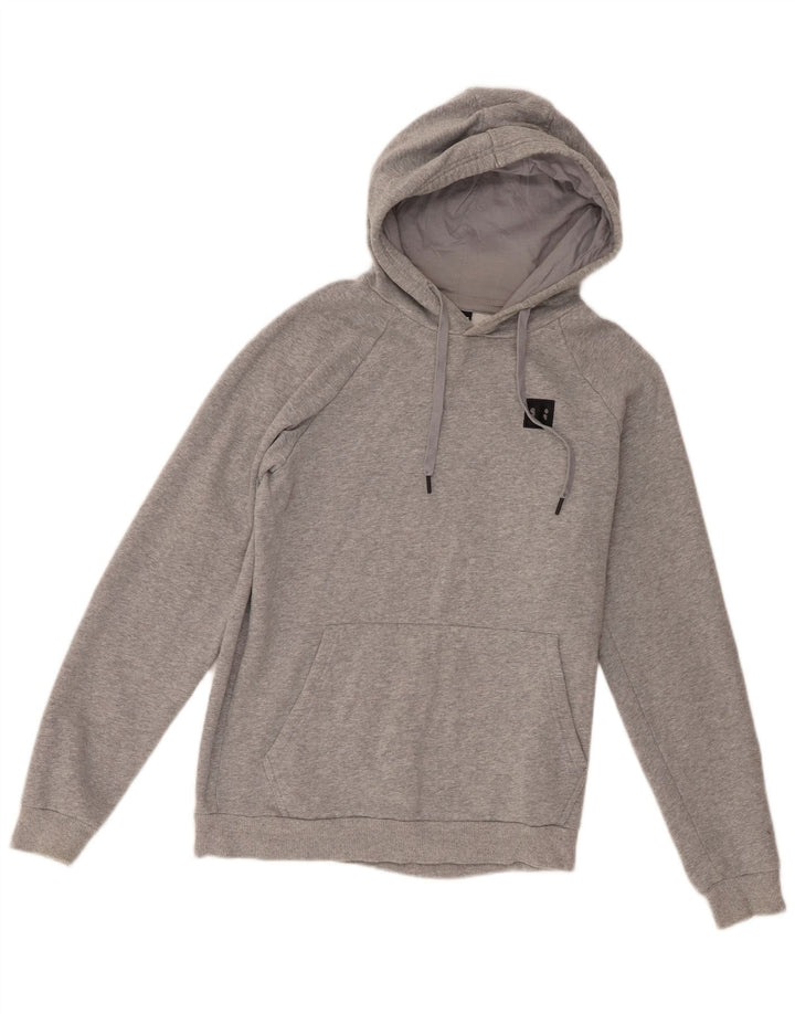Under Armour Ανδρικό μπλουζάκι με κουκούλα από βαμβακερό μικρό γκρι χρώμα
