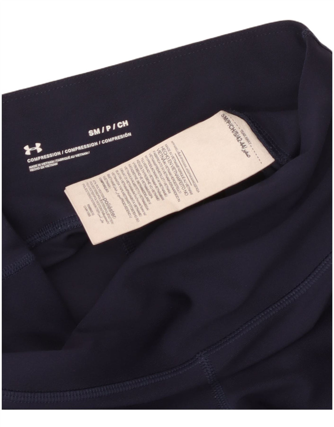 Under Armour Γυναικείο κολάν UK 8 Small Navy Blue Polyester