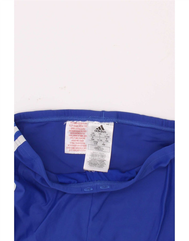 Adidas Boys Swimming Short 13-14 Years Blue Polyester