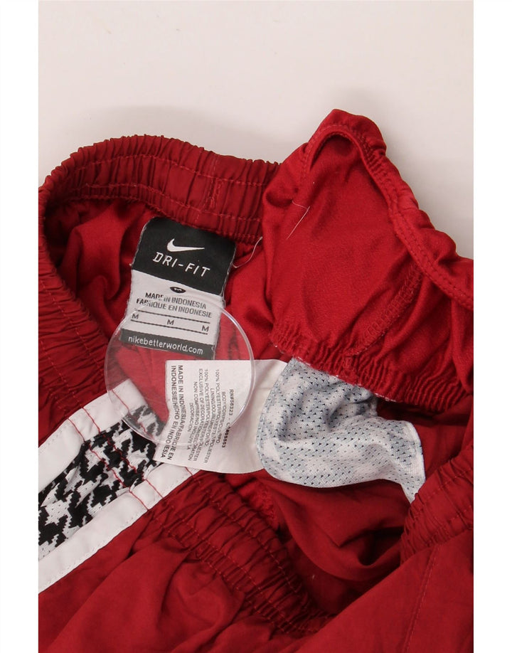 Γυναικείο γραφικό αθλητικό σορτς NIKE NIKE Dri Fit UK 12 Medium Maroon Houndstooth