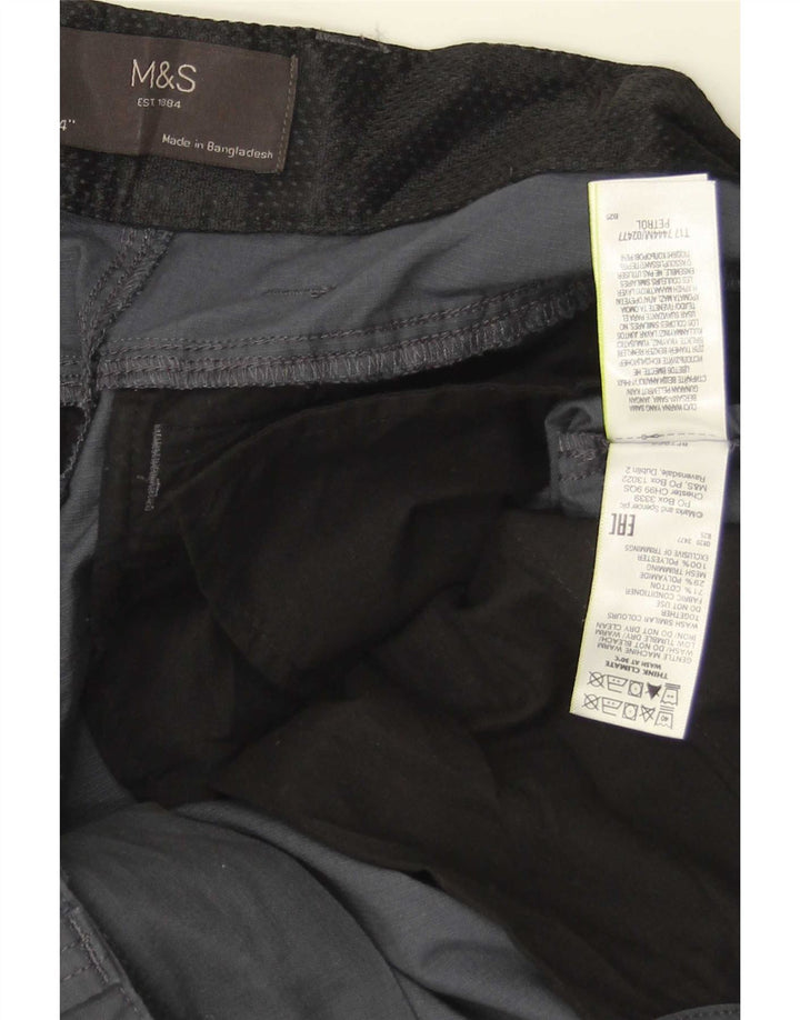 Ανδρικό σορτς Cargo Marks & Spencer W34 μεγάλο γκρι βαμβακερό