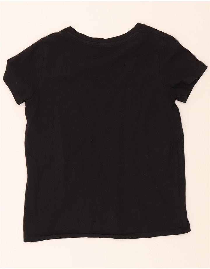 LEVI'S Womens T-Shirt Top UK 6 XS Black Vintage Levi's and Second-Hand Levi's from Messina Hembry 