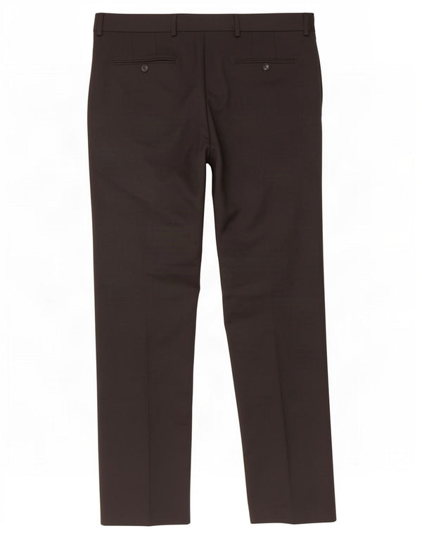 Zara Ανδρικό ίσιο παντελόνι Chino EU 44 Large W34 L32 Μαύρο μάλλινο