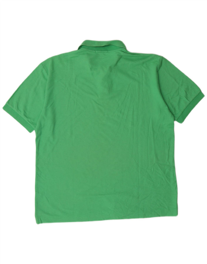 FILA Mens Polo Shirt IT 52 Large Green Cotton