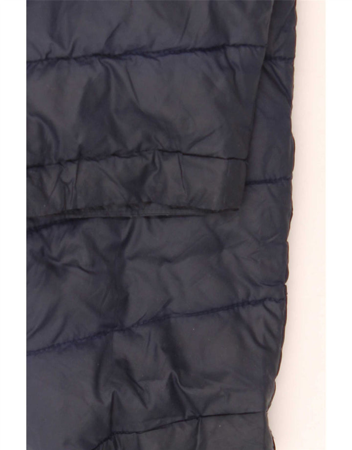 Weird Fish Mens Padded Jacket UK 40 Large Navy Blue Nylon