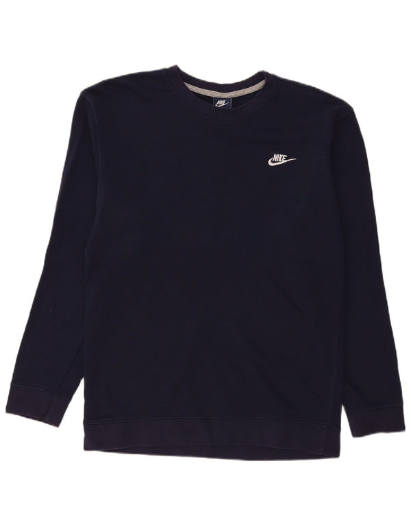 Ανδρικό φούτερ Nike Jumper με μεγάλο μπλε ναυτικό βαμβακερό χρώμα