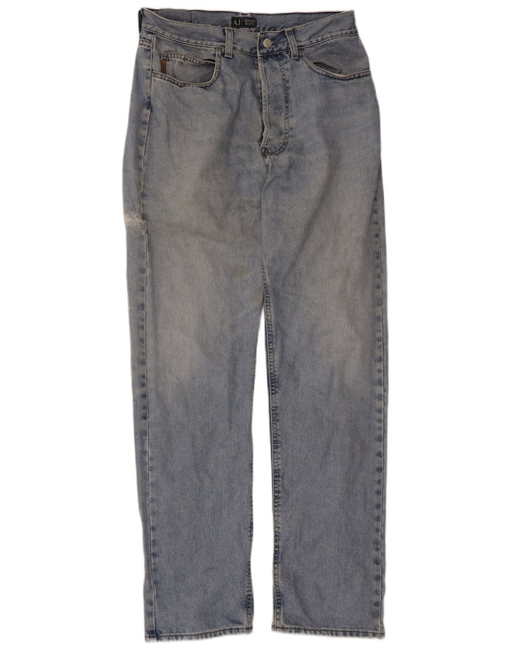 Armani Γυναικείο ίσιο τζιν W34 L33 Μπλε βαμβακερό