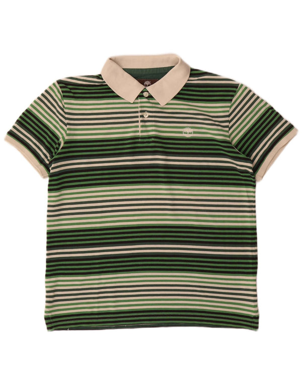 Ανδρικό πουκάμισο ράγκμπι πόλο Timberland Earthkeepers με μεσαίο πράσινο ριγέ
