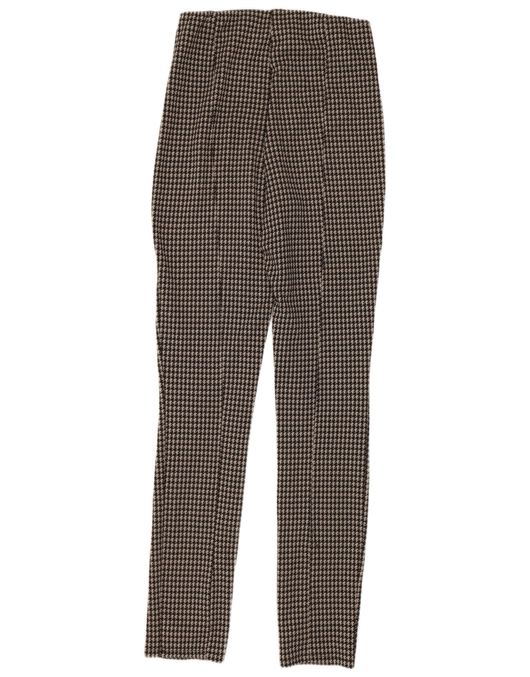 Zara Γυναικεία Κολάν UK 14 Medium Black Houndstooth
