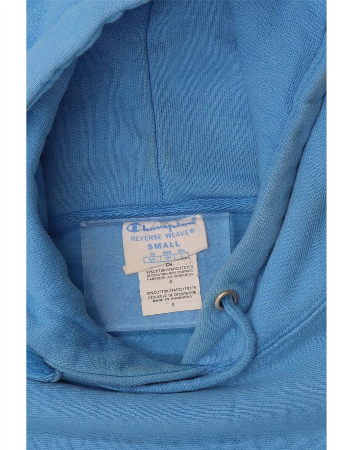 CHAMPION Γυναικεία Reverse Weave Hoodie Jumper UK 10 Small Blue Cotton