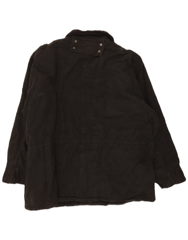 Old Mill Ανδρικό Μπουφάν Windbreaker UK 44 2XL Μαύρο βαμβακερό