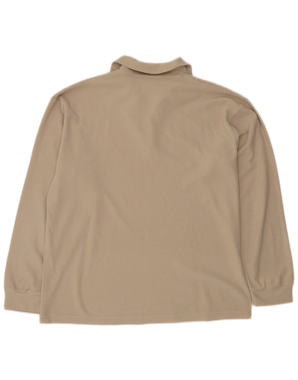 SERGIO TACCHINI Ανδρικό φερμουάρ Fleece Jumper 2XL Μπεζ πολυεστέρας