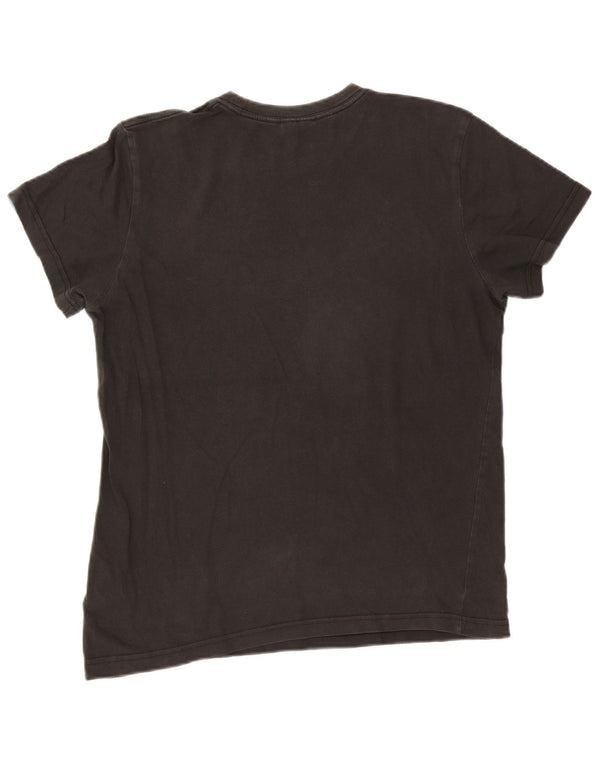 Ανδρικό γραφικό T-Shirt Adidas Top μεγάλο γκρι βαμβακερό