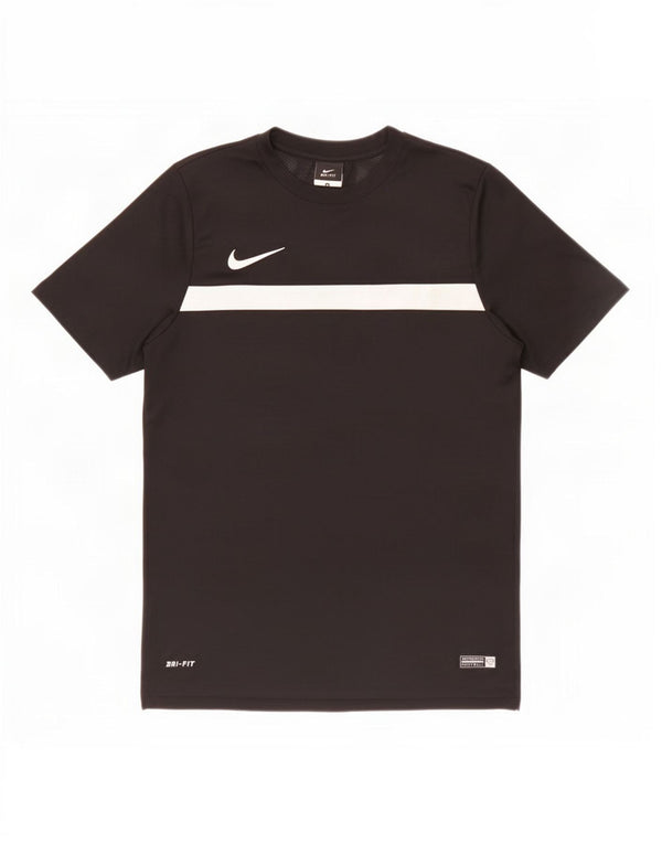 Ανδρικό T-Shirt Nike Dri Fit Τοπ μεσαίου μαύρου χρώματος πολυεστέρας