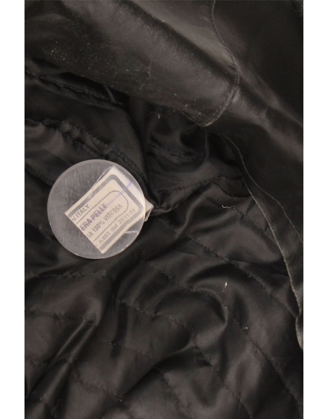 Vintage Ανδρικό Δερμάτινο Μπουφάν UK 38 Medium Black Leather