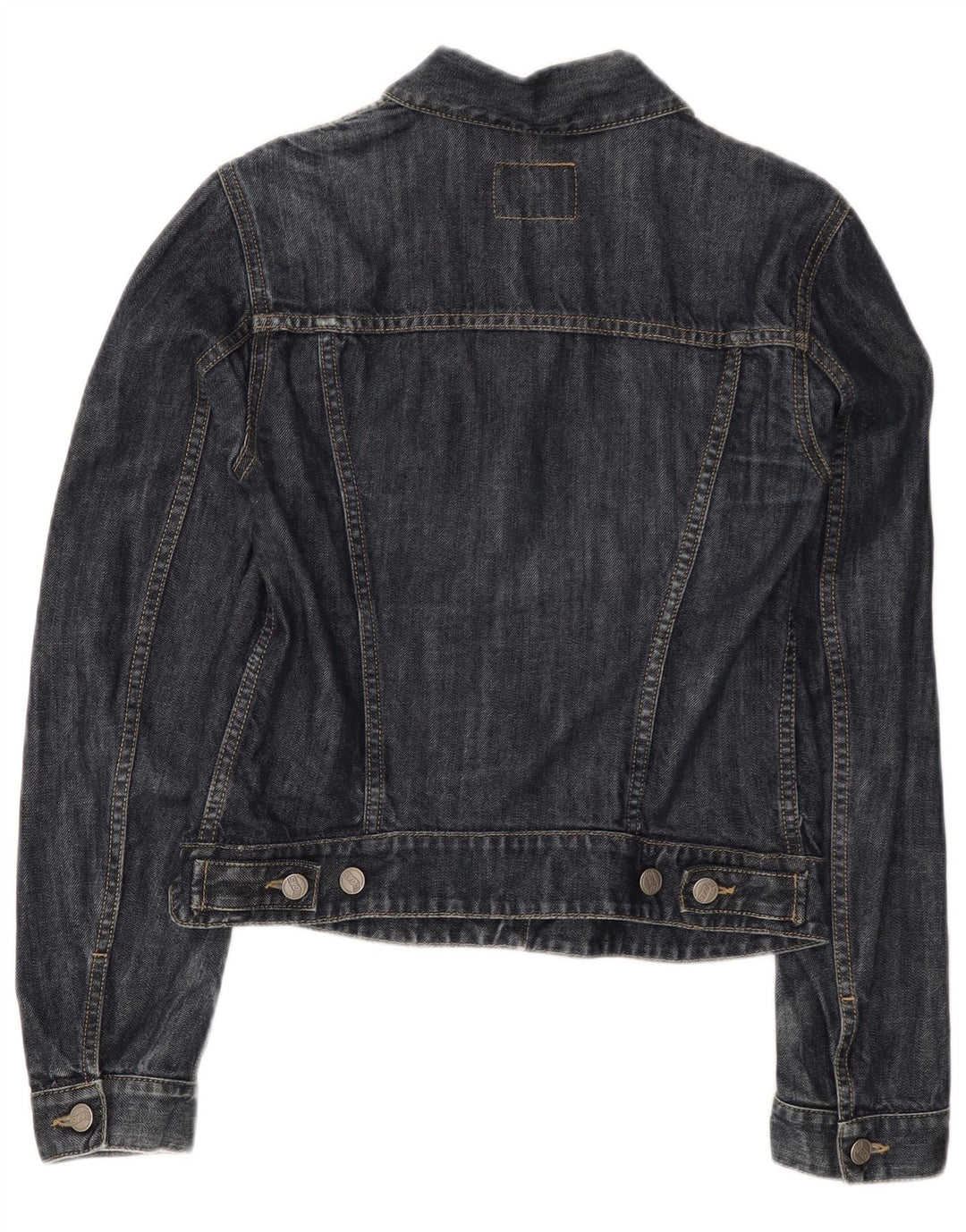 Γυναικείο τζιν μπουφάν Gas Crop UK 12 Medium Navy Blue Cotton