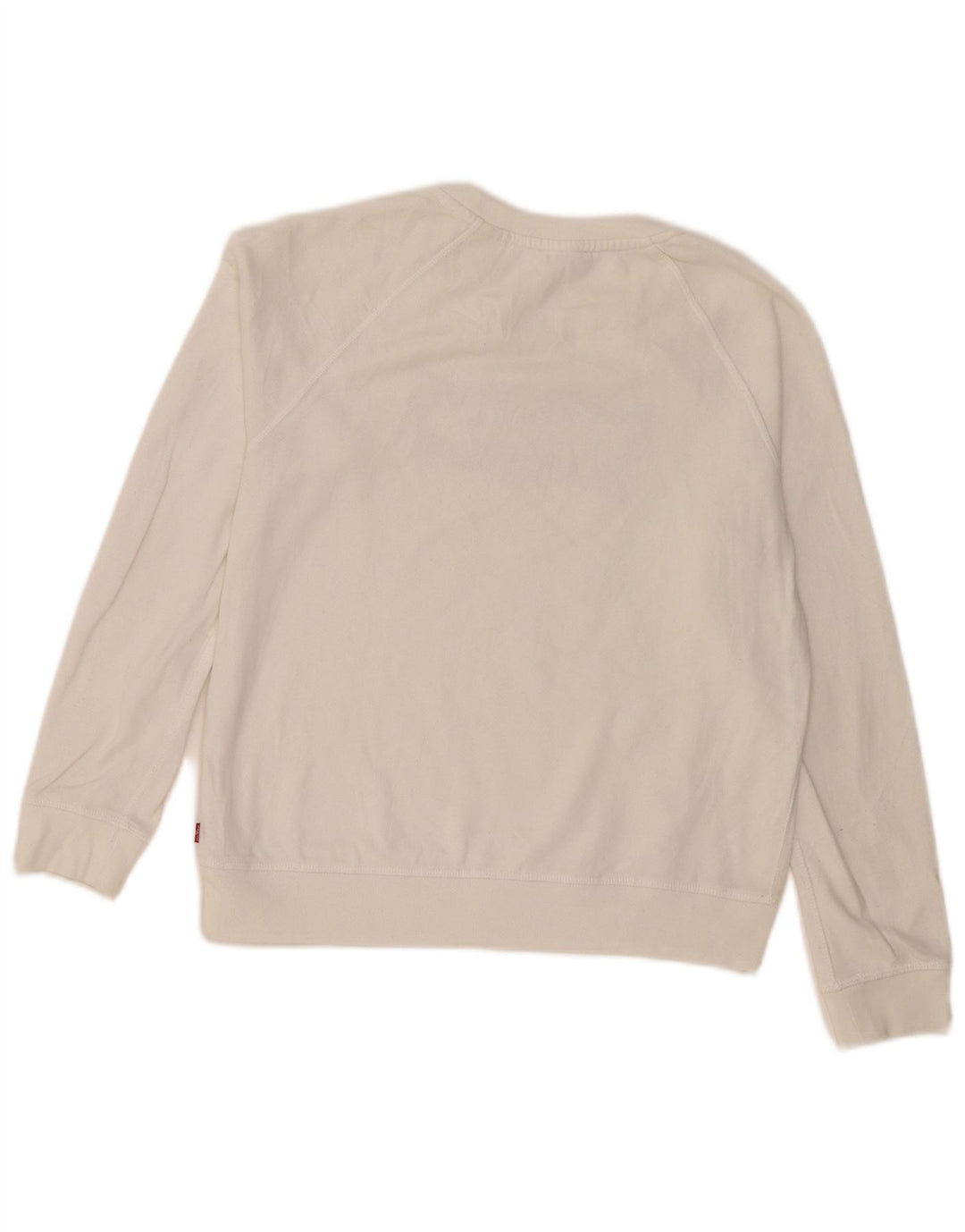 Γυναικείο γραφικό υπερμεγέθη φούτερ Levi's Jumper UK 10 Small White