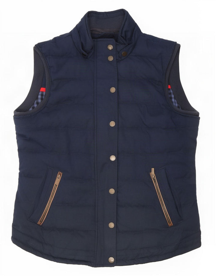 Fat Face Γυναικείο Gilet UK 14 Large Navy Blue Polyester