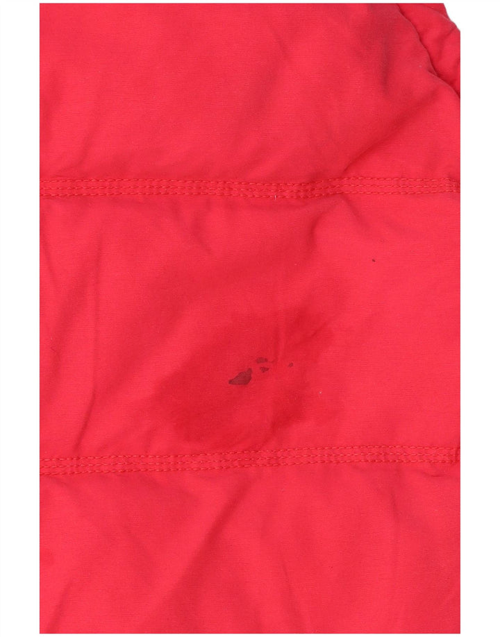 SUPERDRY Γυναικεία κουκούλα με επένδυση Gilet UK 16 μεγάλο ροζ βαμβακερό