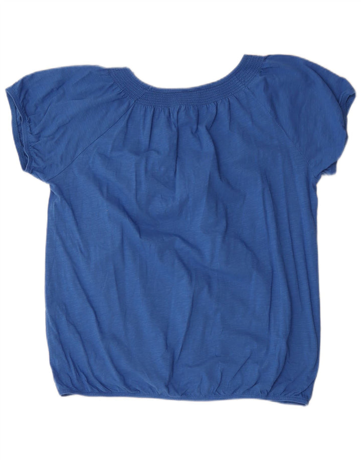 M&Co Γυναικεία Μπλούζα Τοπ UK 16 Large Blue Cotton