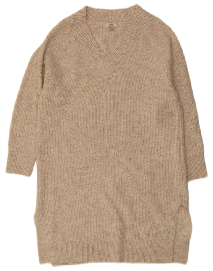 Γυναικείο φόρεμα MONSOON Loose Fit Jumper UK 14 Medium Beige Ακρυλικό