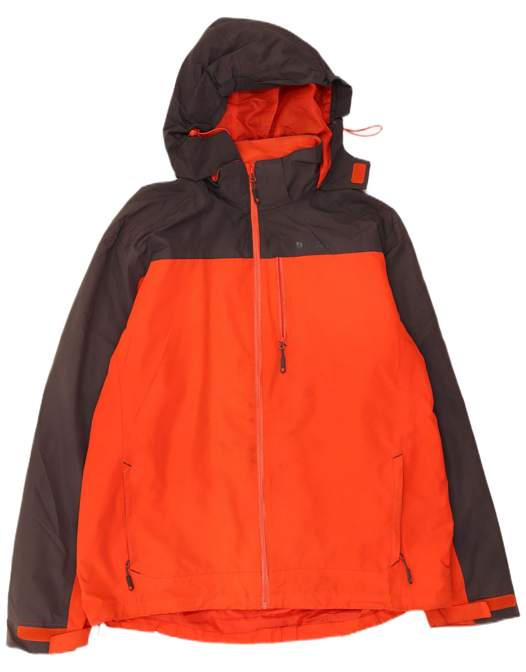 MOUNTAIN WAREHOUSE Ανδρικό μπουφάν βροχής με κουκούλα UK 42 XL Orange Colourblock