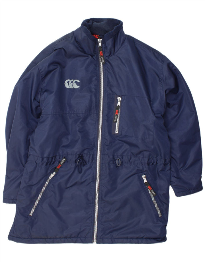 CANTERBURY Ανδρικό παλτό αντιανεμικό UK 40 Large Navy Blue Nylon