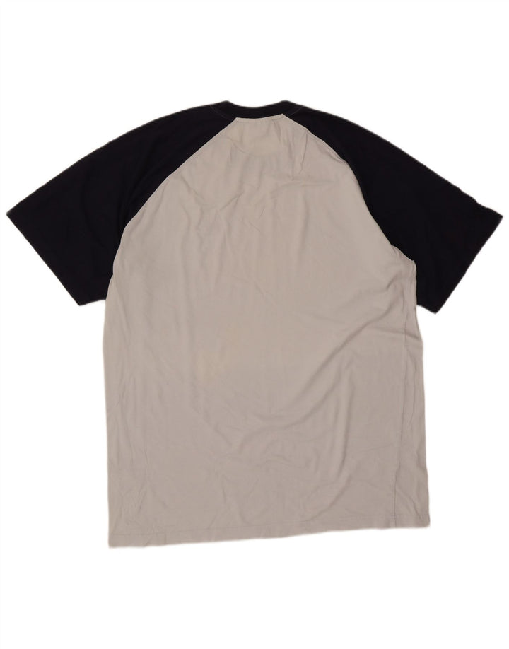 Ανδρικό T-Shirt Fila Top XL Γκρι Colourblock Βαμβακερό