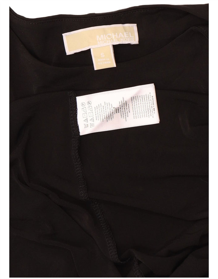 Michael Kors Γυναικείο φόρεμα A-Line UK 10 Small Black Polyester