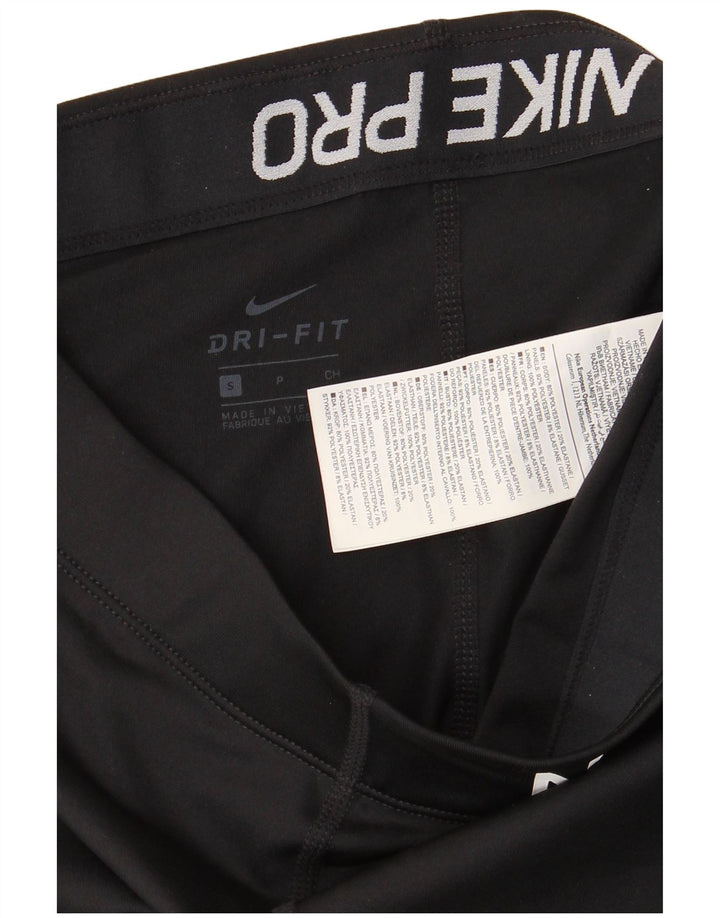 Γυναικείο κολάν Nike Dri Fit Graphic UK 8 Small Black Polyester